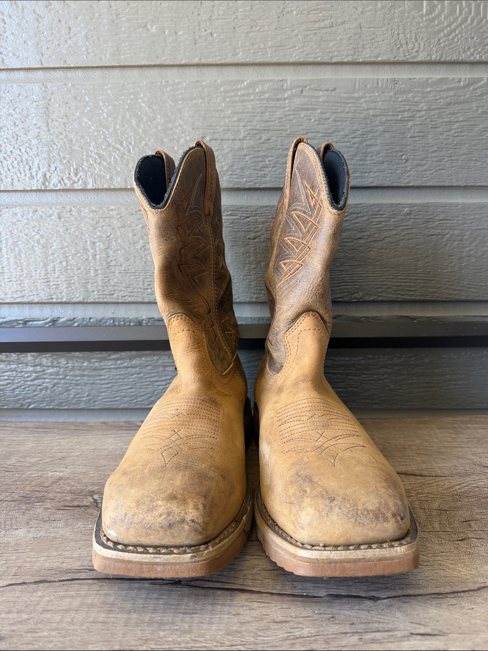 Red Wing Shoes Iris setter Men's Tan Brown Leather Western Work Boots size 9.5 - Picture 6 of 11